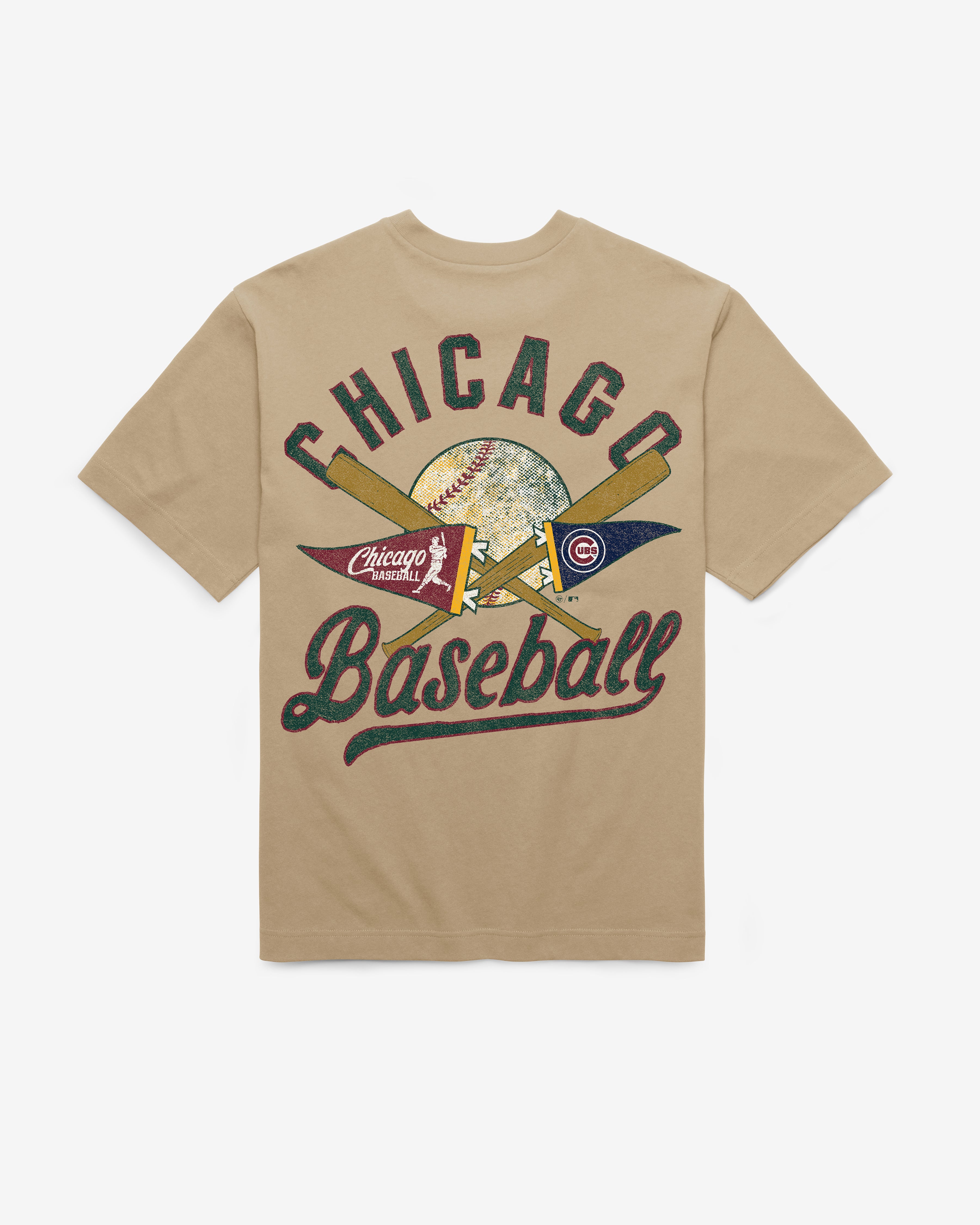 47-foundation-chicago-cubs-t-shirt-khaki-baumwolle image 3