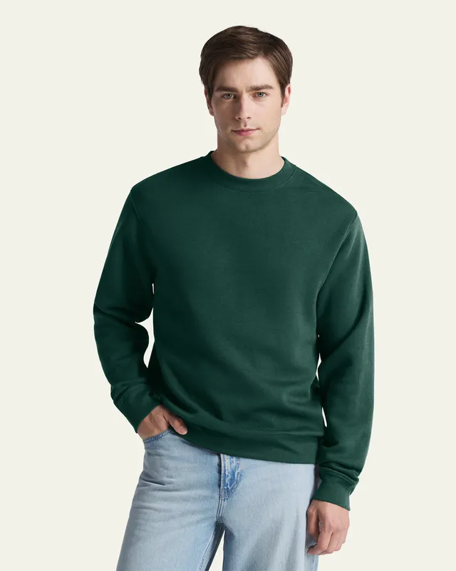 47-brand-headline-basics-everyday-crew-sweatshirt-gr-n image 1
