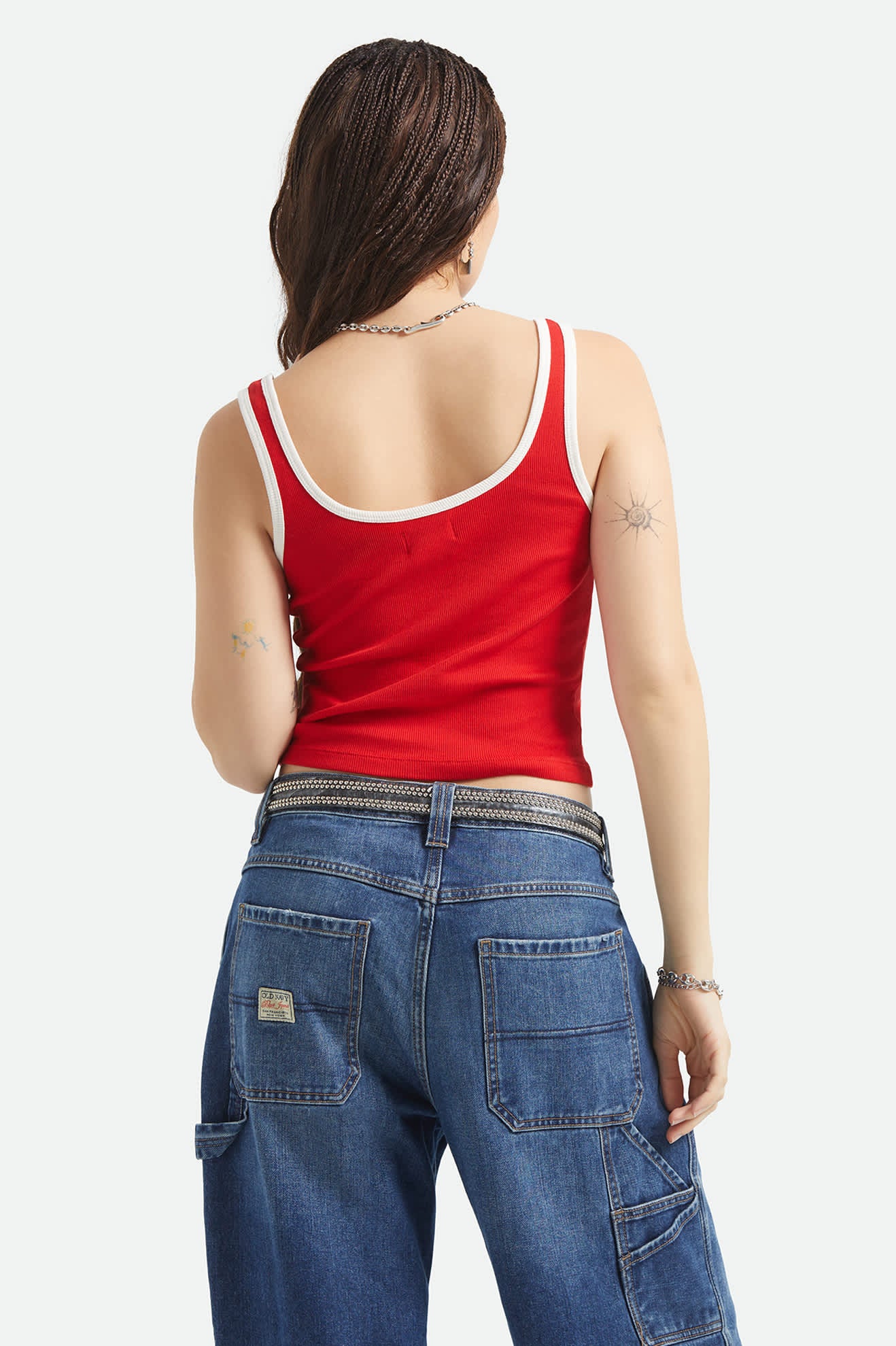 brixton-i-m-with-the-band-ringer-a-tank-tank-top-adrenaline-rush-rot image 4