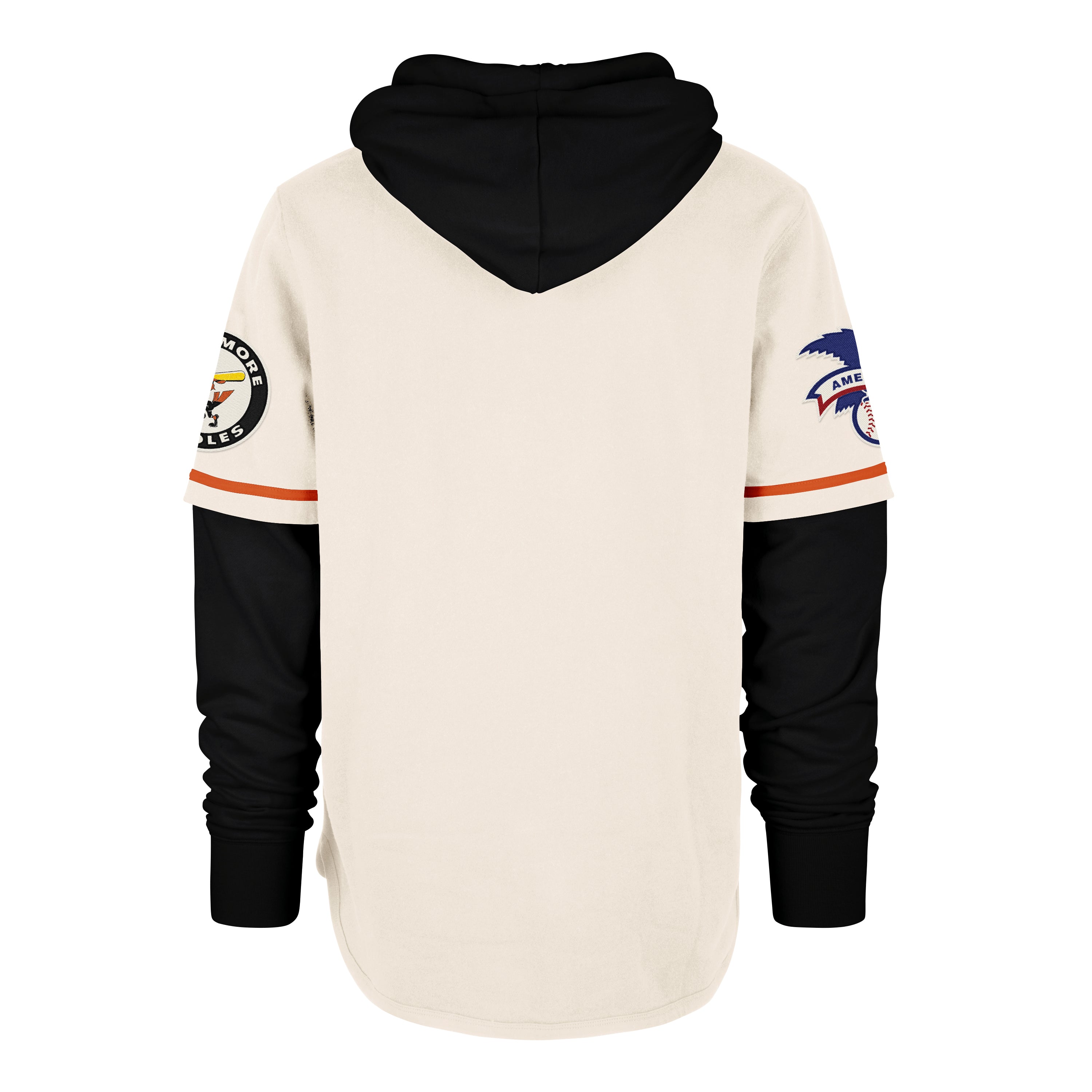 47-brand-shortstop-trifecta-orioles-hoodie-creme-baumwolle image 2