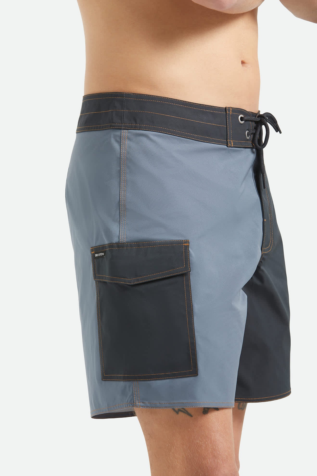 brixton-classic-trunk-17-boardshorts-schwarz-schnelltrocknend image 5