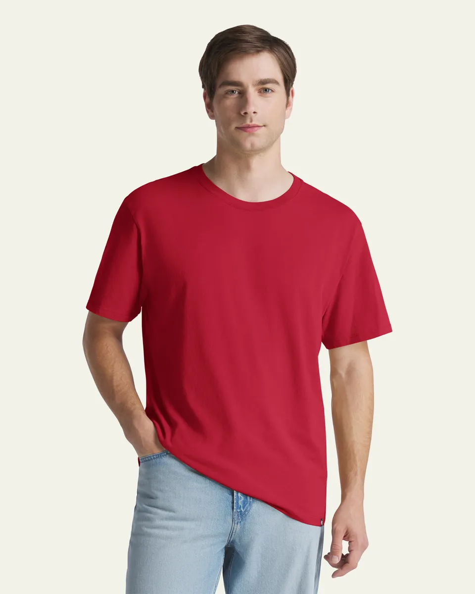 47-brand-basics-everyday-t-shirt-rot-herren image 1