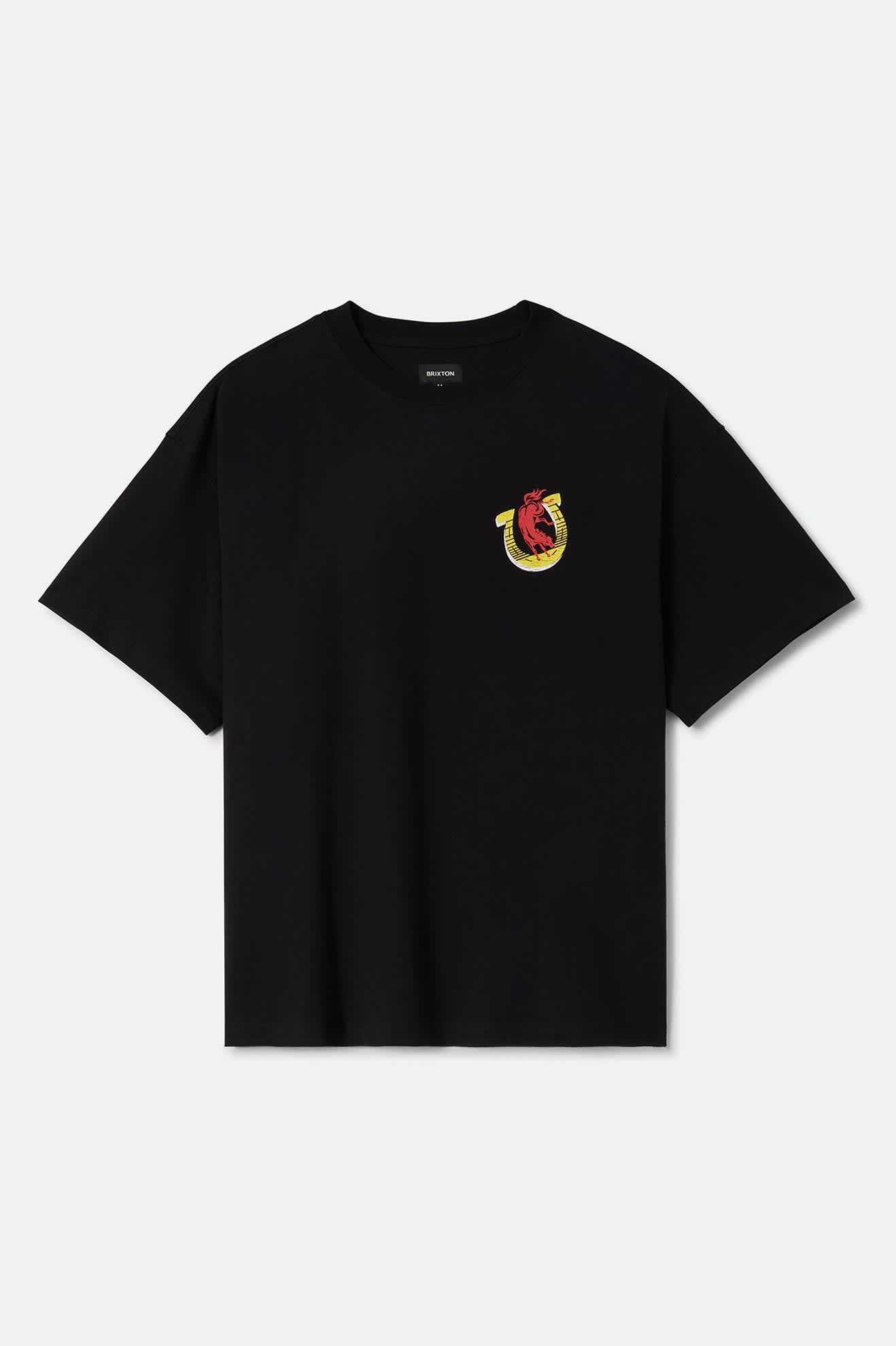 brixton-colt-45-everytime-short-sleeve-oversized-t-shirt-schwarz image 1