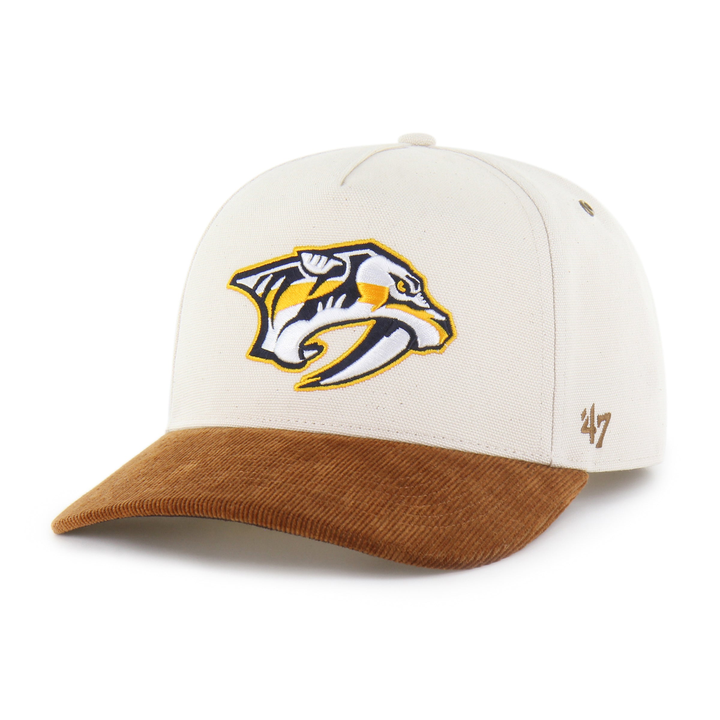 47-brand-47-hitch-nashville-predators-cap-natural-snapback image 1