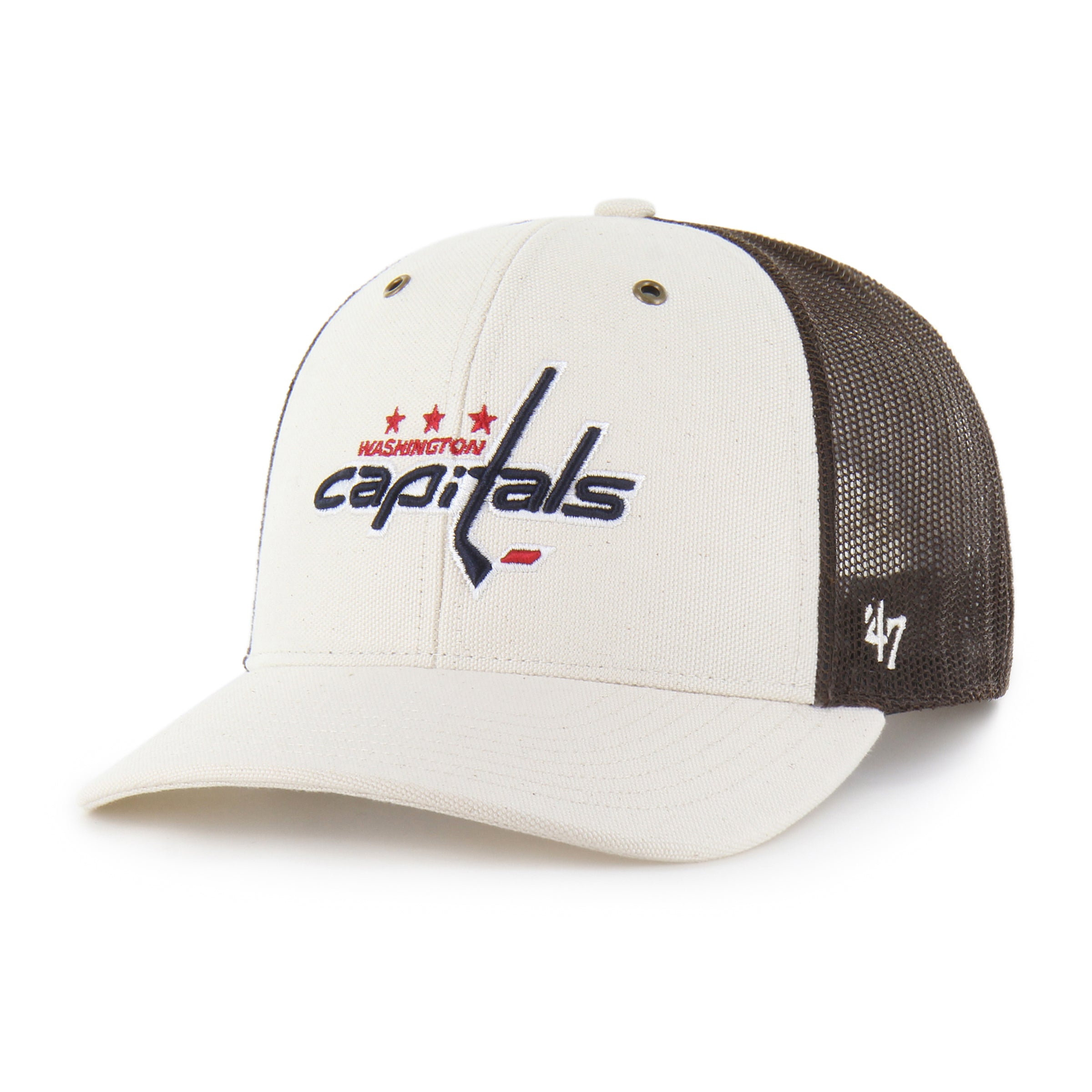 47-brand-47-trucker-washington-capitals-cap-natural-snapback image 1