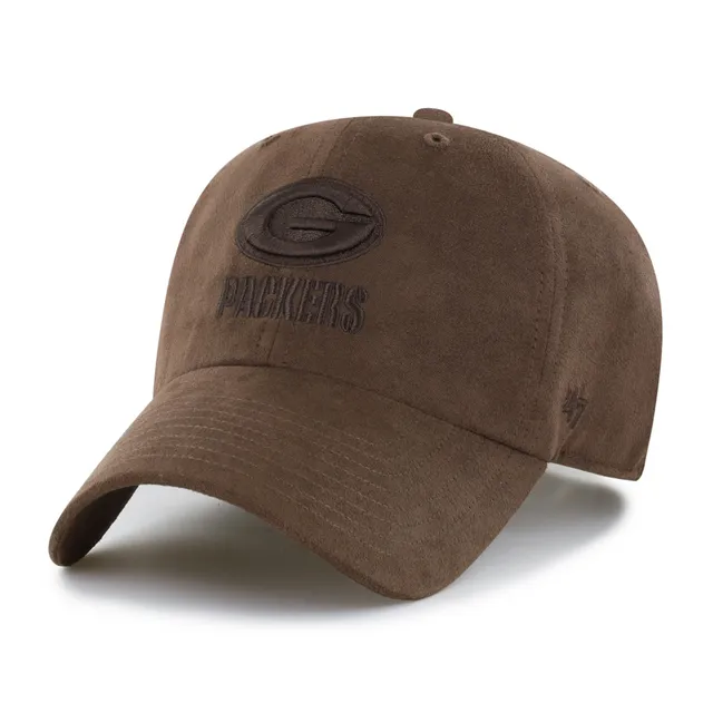 47-clean-up-green-bay-packers-cap-braun-suede-verstellbar image 1