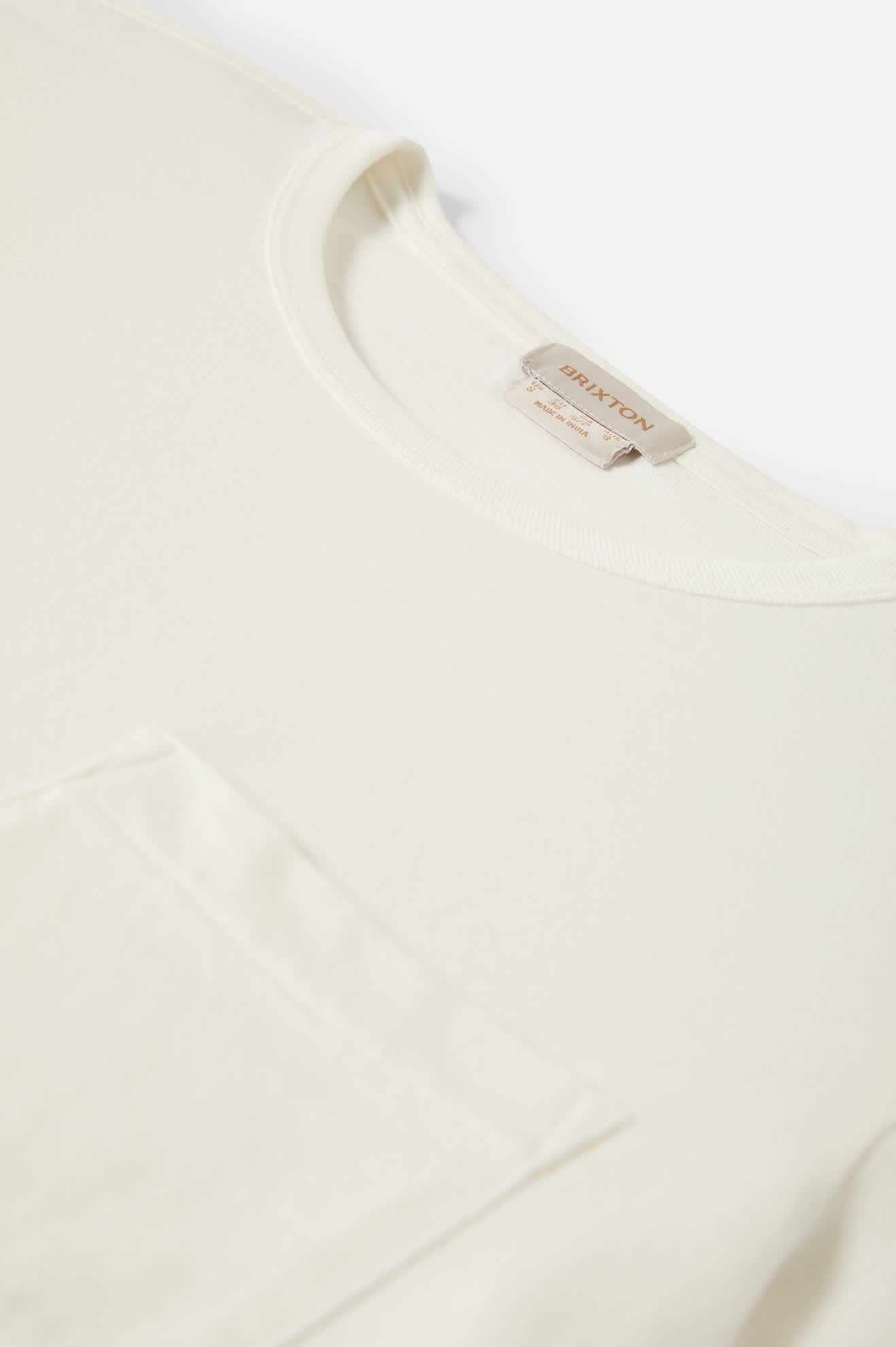 brixton-carefree-organic-t-shirt-off-white-bio-baumwolle image 3