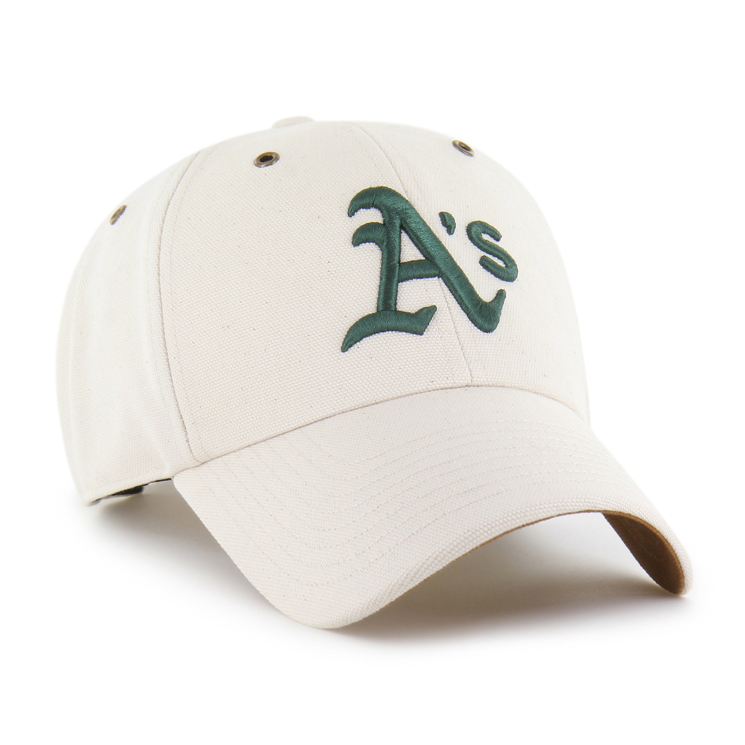 47-clean-up-athletics-carhartt-cap-natural image 4