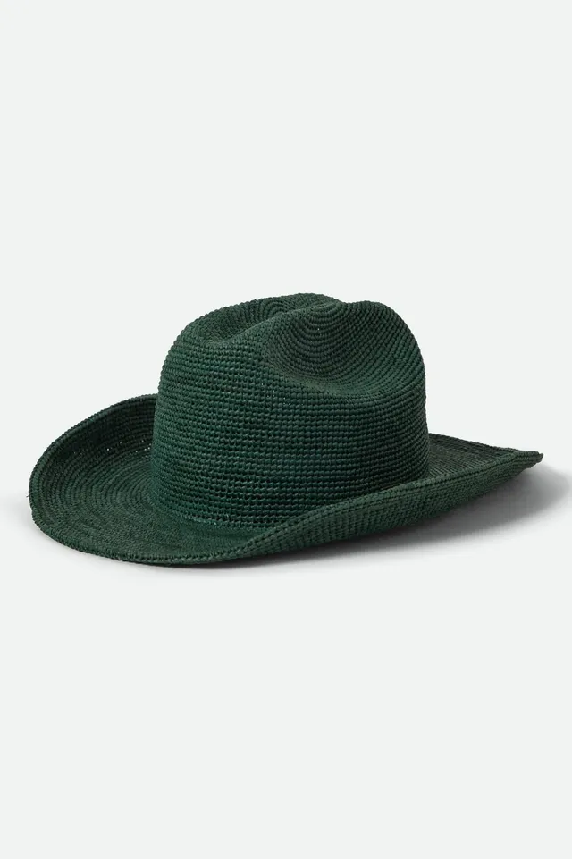 brixton-odessa-straw-cowboyhut-primal-green-strohhut image 1