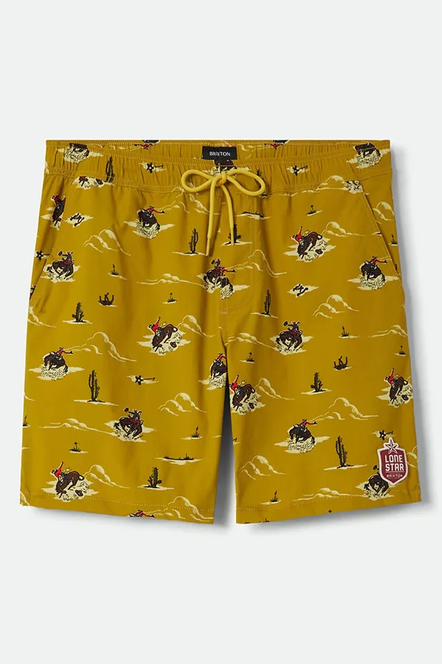 brixton-everyday-hybrid-short-7-texas-gold-boardshort image 1