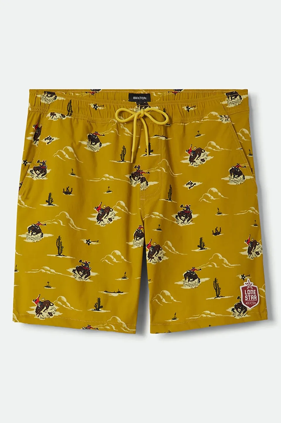 brixton-everyday-hybrid-short-7-texas-gold-boardshort image 1