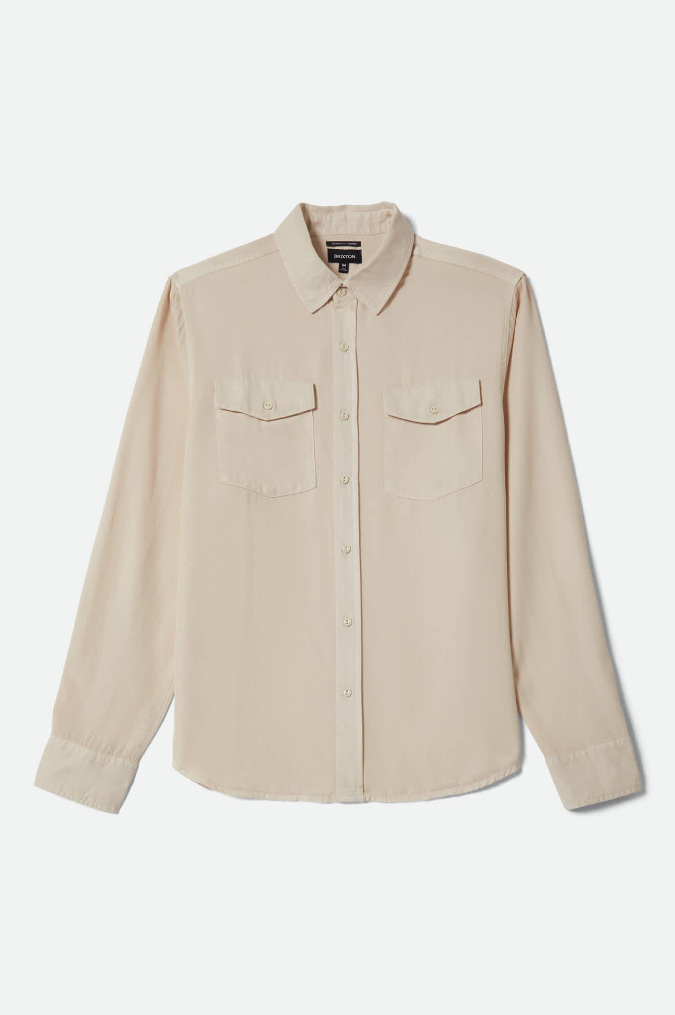 brixton-wayne-long-sleeve-hemd-whitecap-tencel image 1