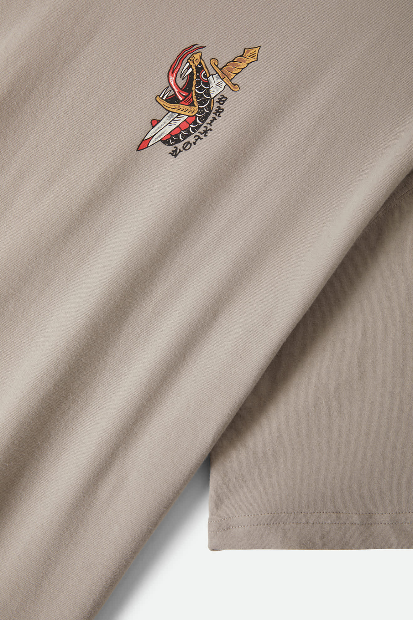 brixton-sword-crop-t-shirt-pebble-stone-damen-boxed image 8