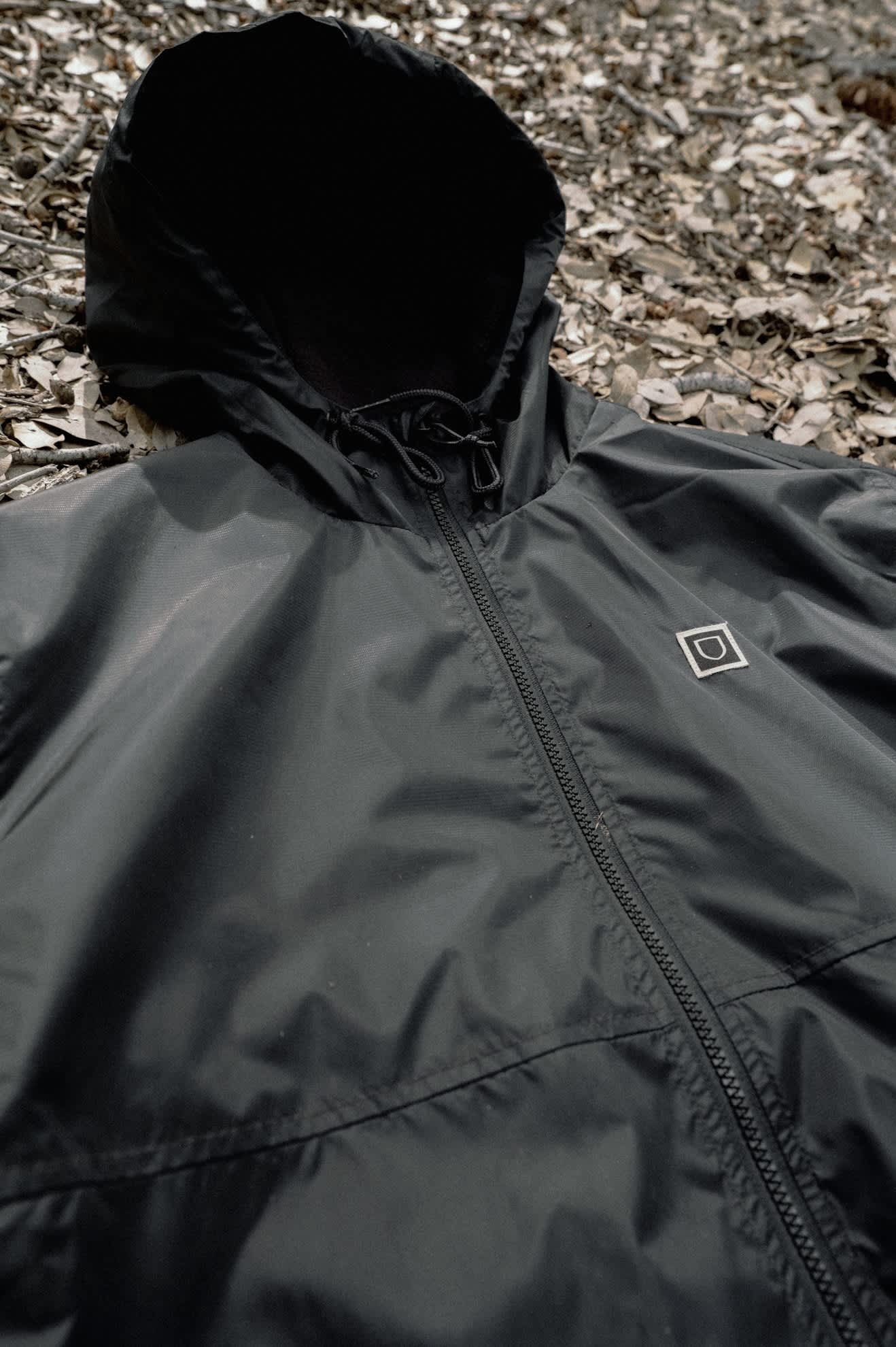 brixton-journey-zip-jacket-jacke-schwarz-ripstop-kapuze image 8