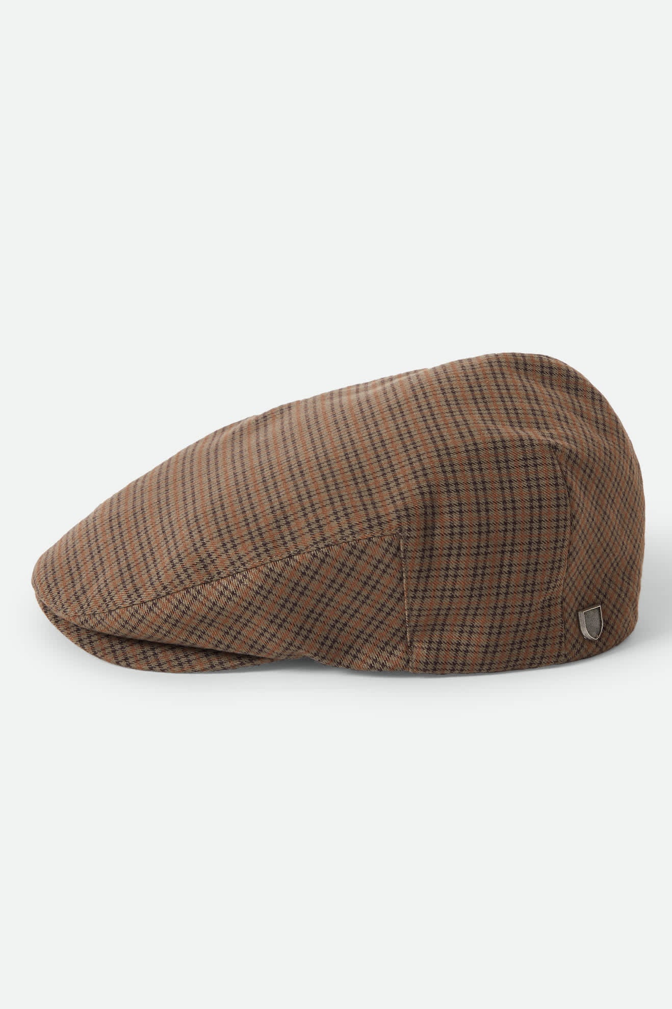 brixton-hooligan-lightweight-flat-cap-grey-brown-gold image 6