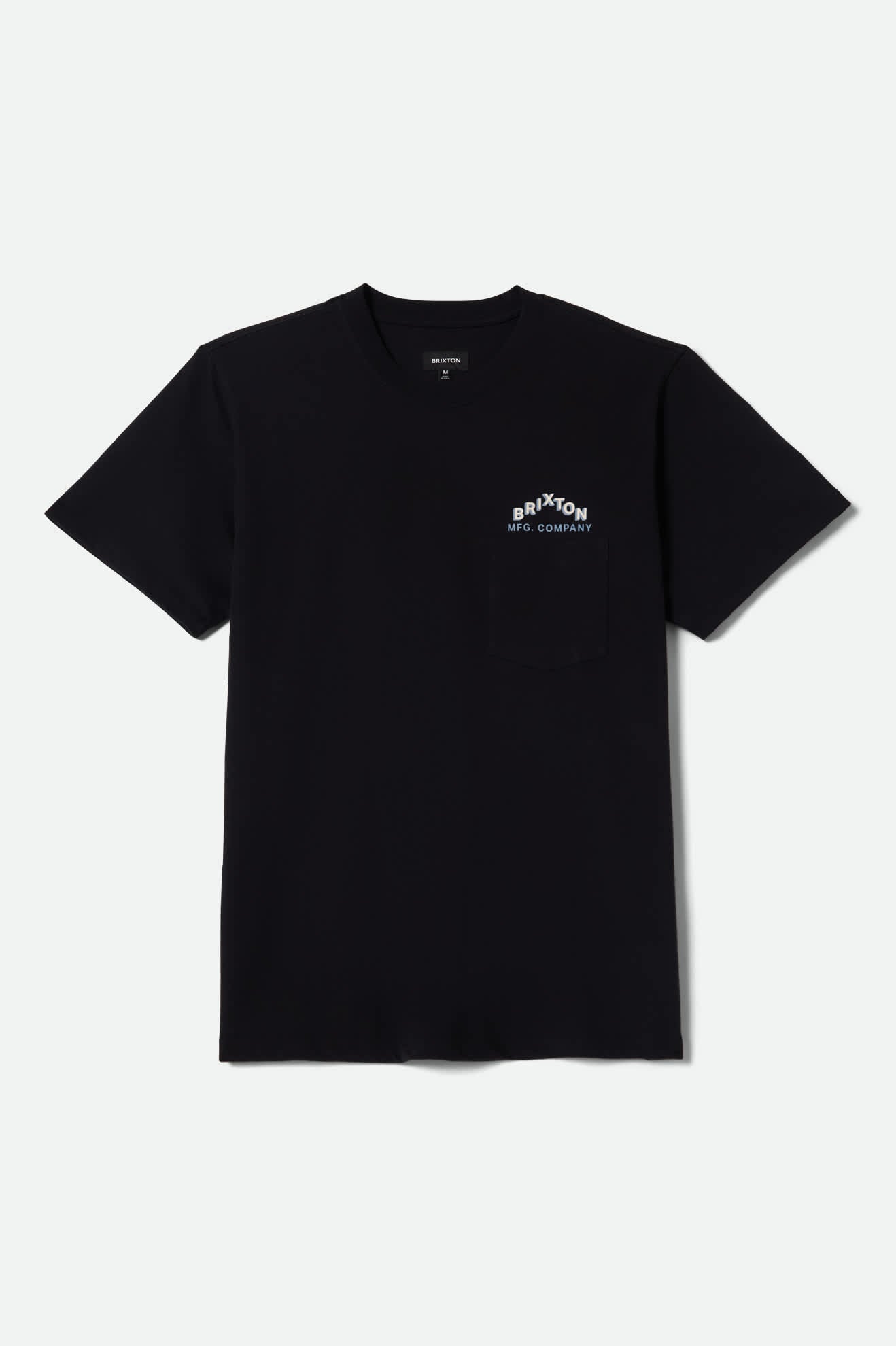 brixton-roman-pocket-t-shirt-herren-schwarz-baumwolle image 2