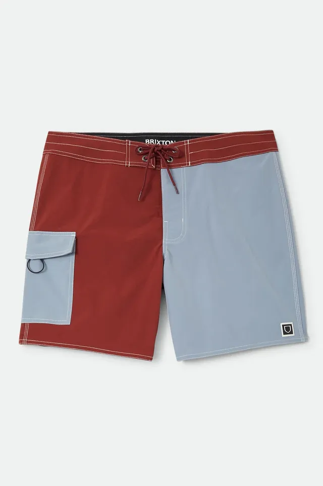 brixton-classic-trunk-17-boardshorts-dark-brick image 1