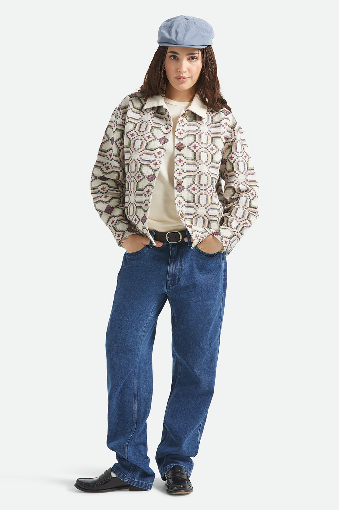 brixton-alfama-jacke-digi-tile-flanell-leicht image 5