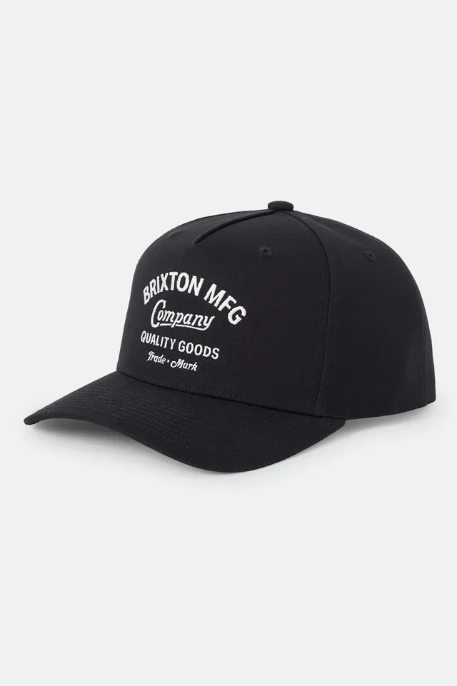 brixton-stratton-snapback-cap-schwarz image 1
