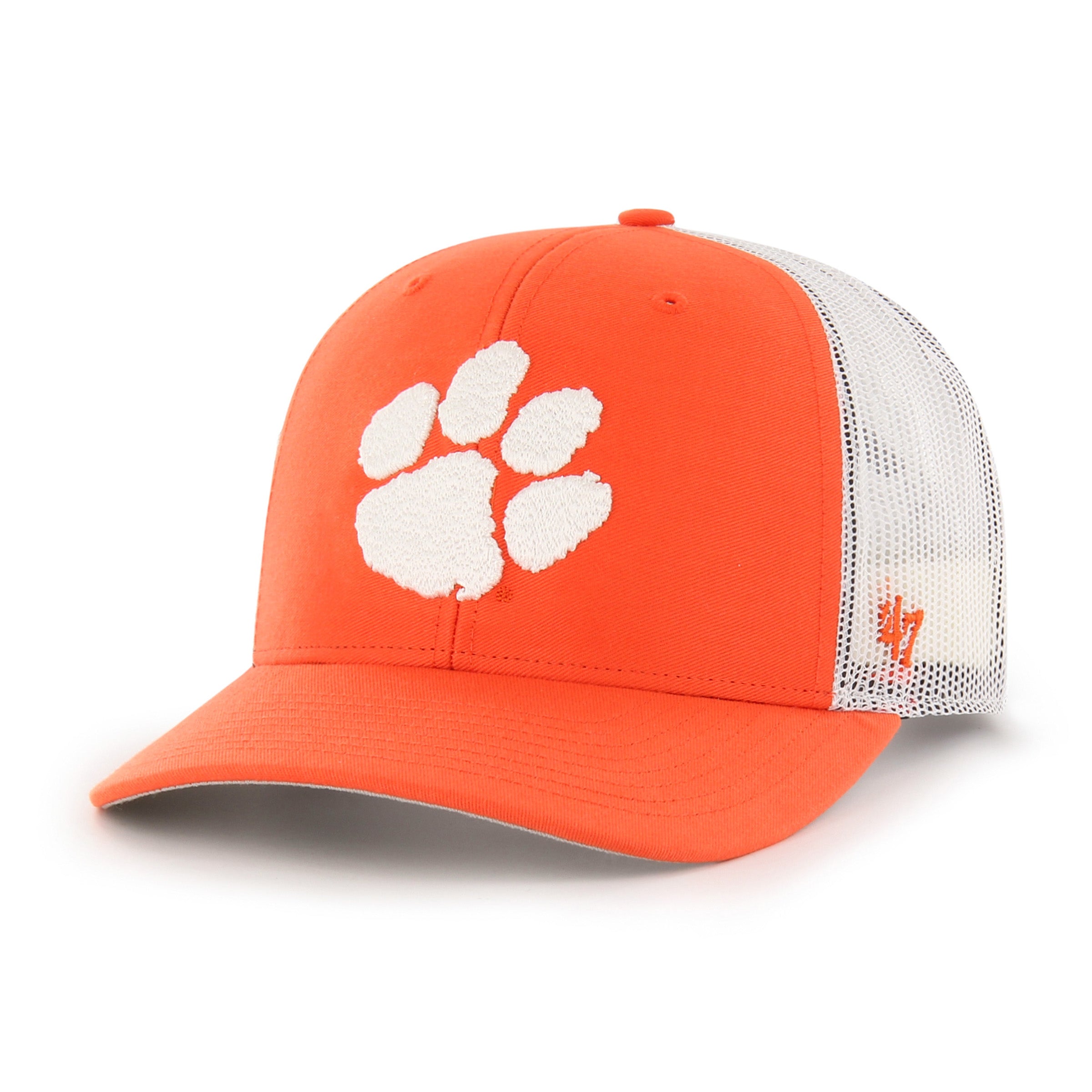 47-trucker-clemson-tigers-cap-osf-orange-snapback image 1