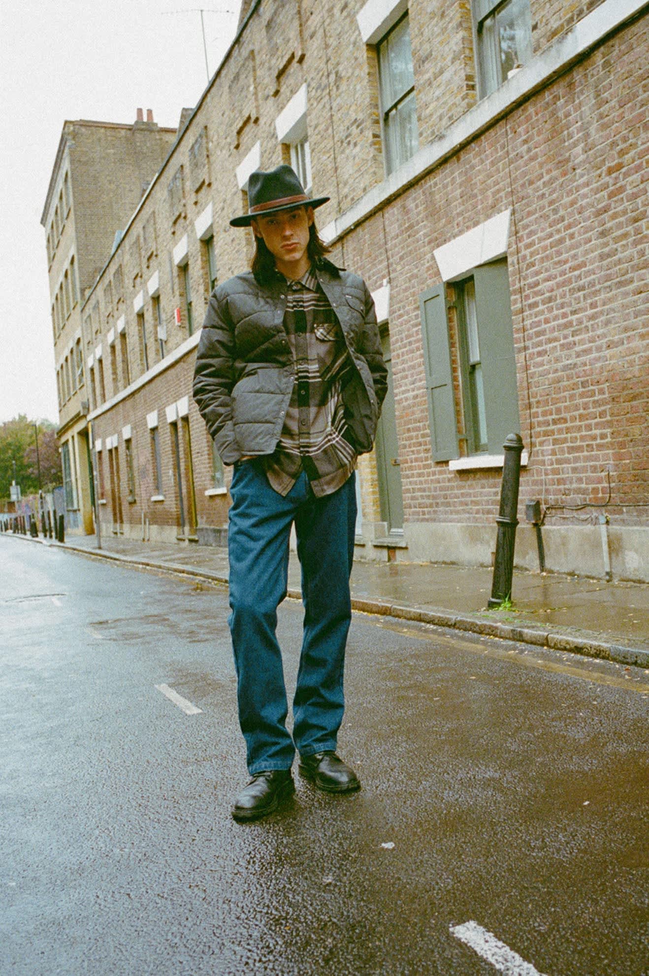 brixton-messer-fedora-filzhut-schwarz-wollfilz image 4