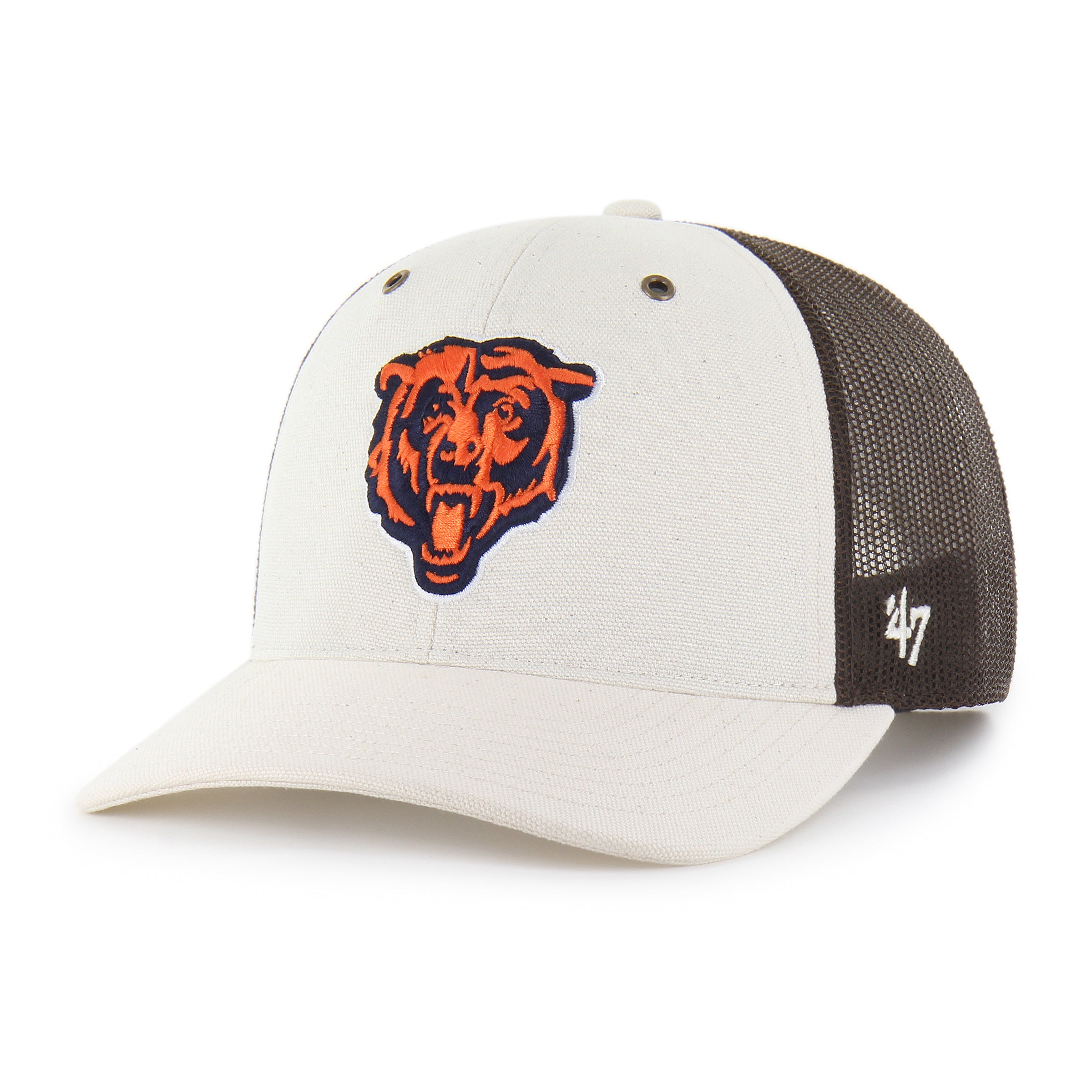 47-trucker-chicago-bears-carhartt-undyed-cap-natural-osf image 1