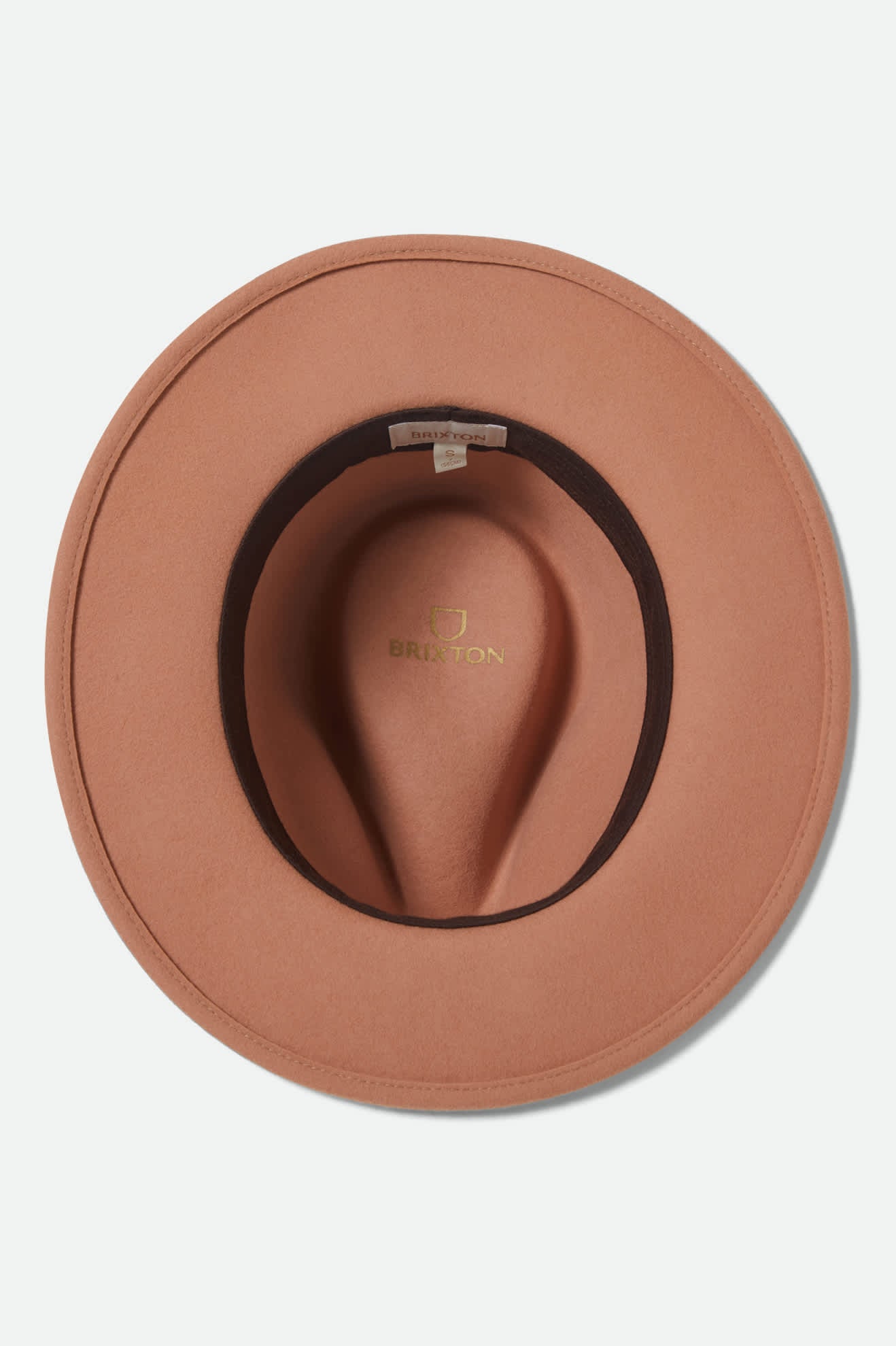 brixton-messer-fedora-hut-italian-clay-wollfilz image 2