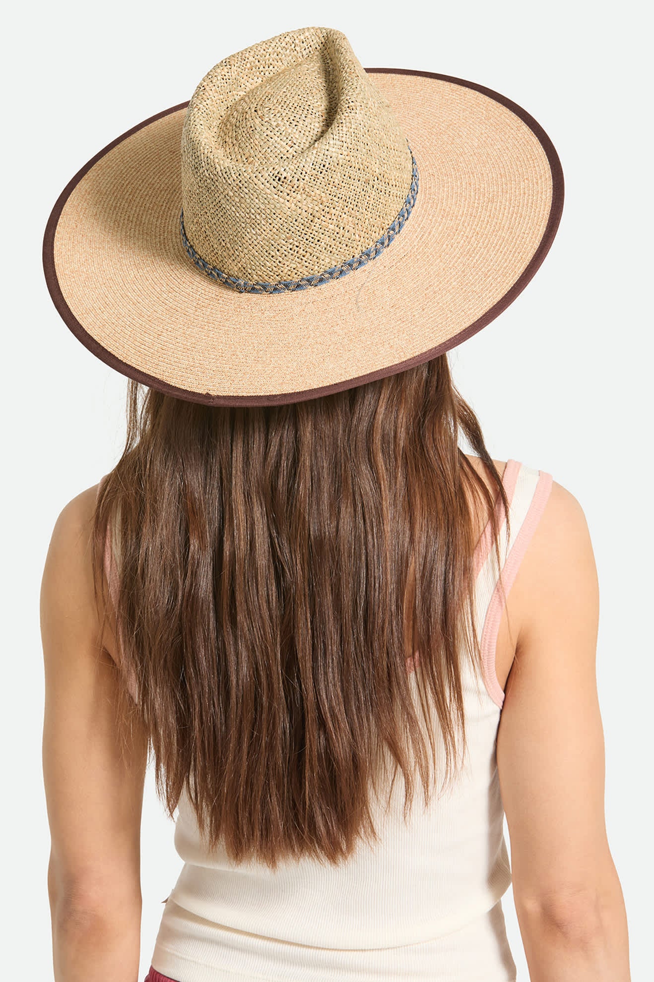 brixton-nova-seagrass-strohhut-natural-black-seegras image 4