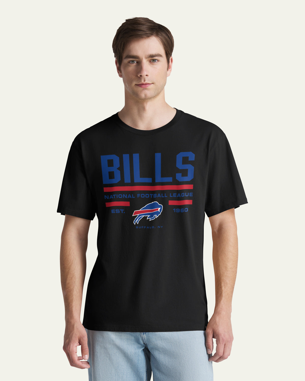 47-foundation-tee-buffalo-bills-stack-block-t-shirt-schwarz image 1