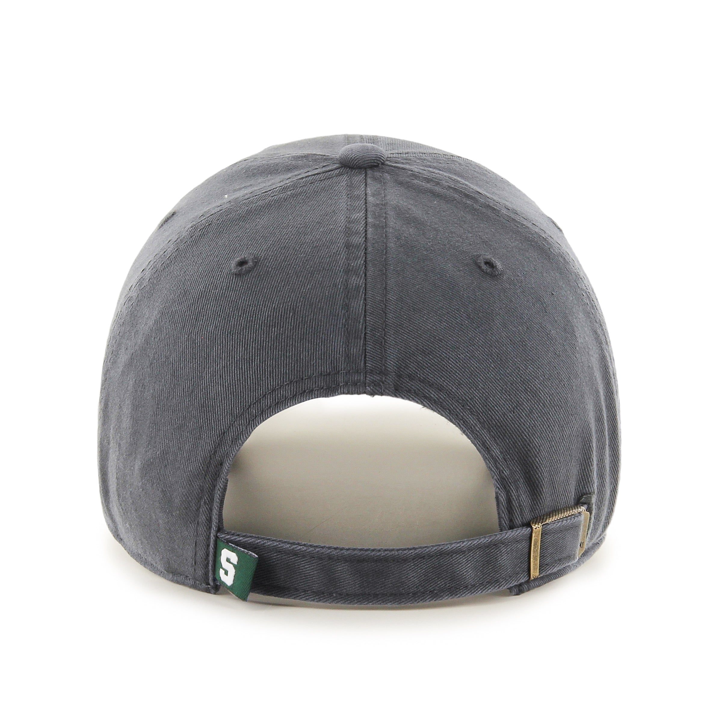 47-michigan-state-spartans-clean-up-cap-charcoal image 2