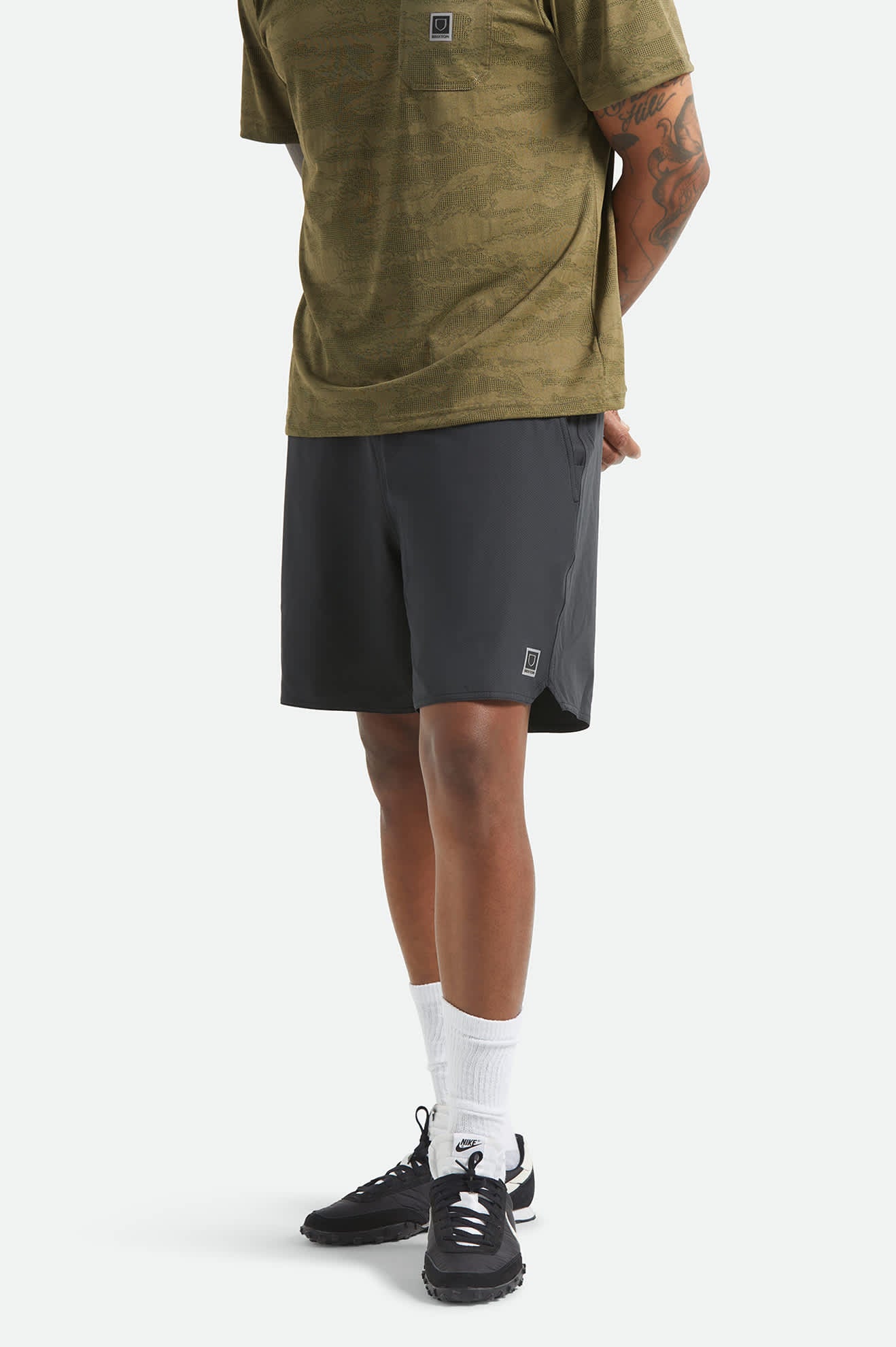 brixton-journey-active-short-schwarz-stretch image 3