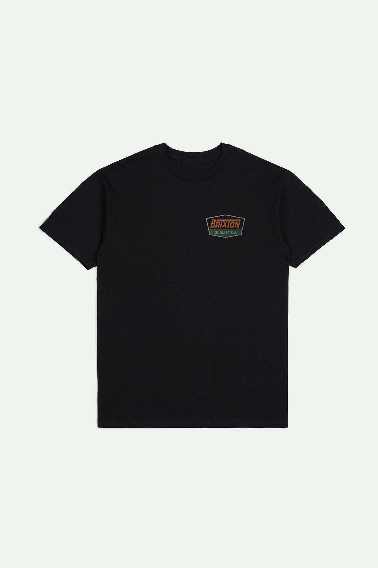 brixton-regal-s-s-standard-t-shirt-black-rust-print image 2