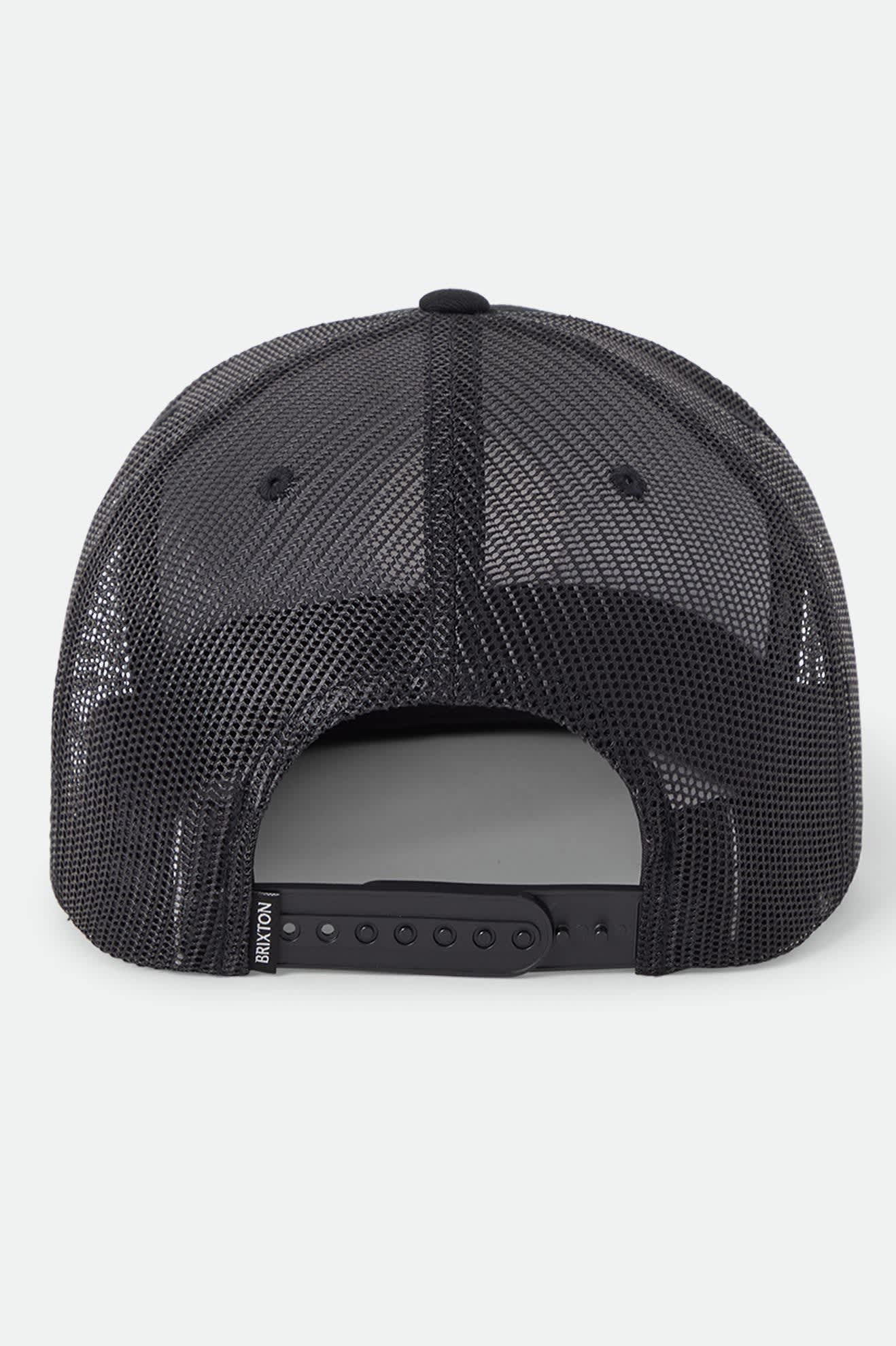 brixton-oath-trucker-hat-trucker-cap-schwarz-mesh-verstellbar image 2