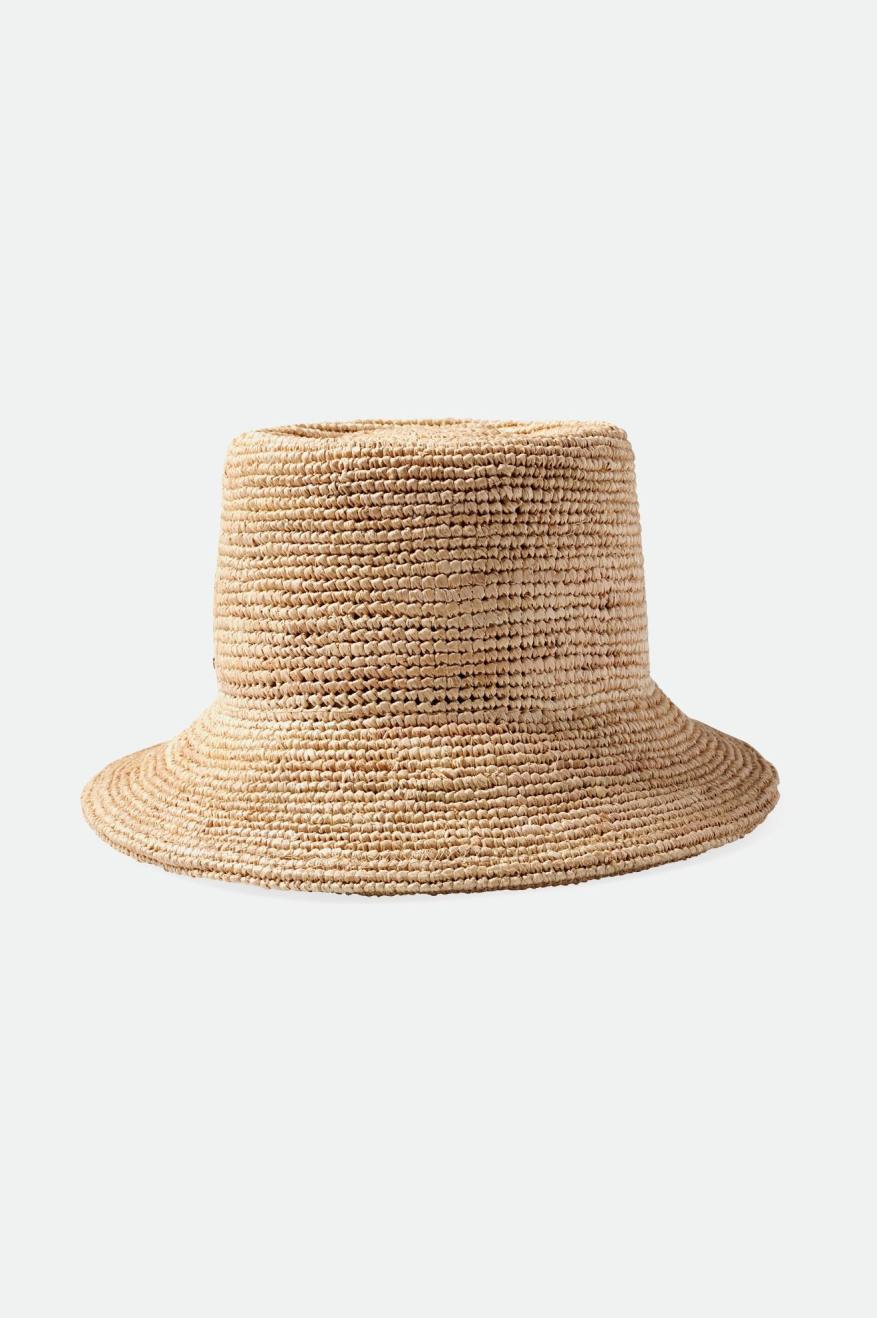 brixton-ellee-straw-bucket-hat-tan-raffia-stroh image 3