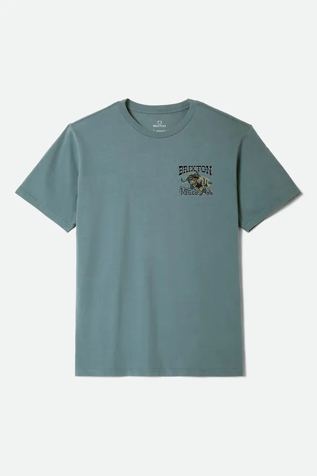 brixton-barquero-t-shirt-ocean-breeze-herren-blau image 1