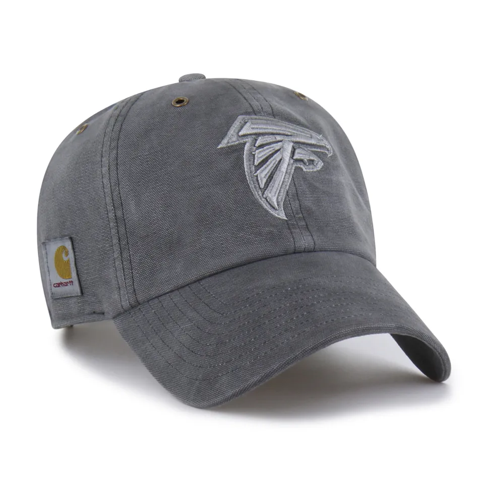 47-brand-clean-up-atlanta-falcons-cap-carhartt-shadow-schwarz image 1
