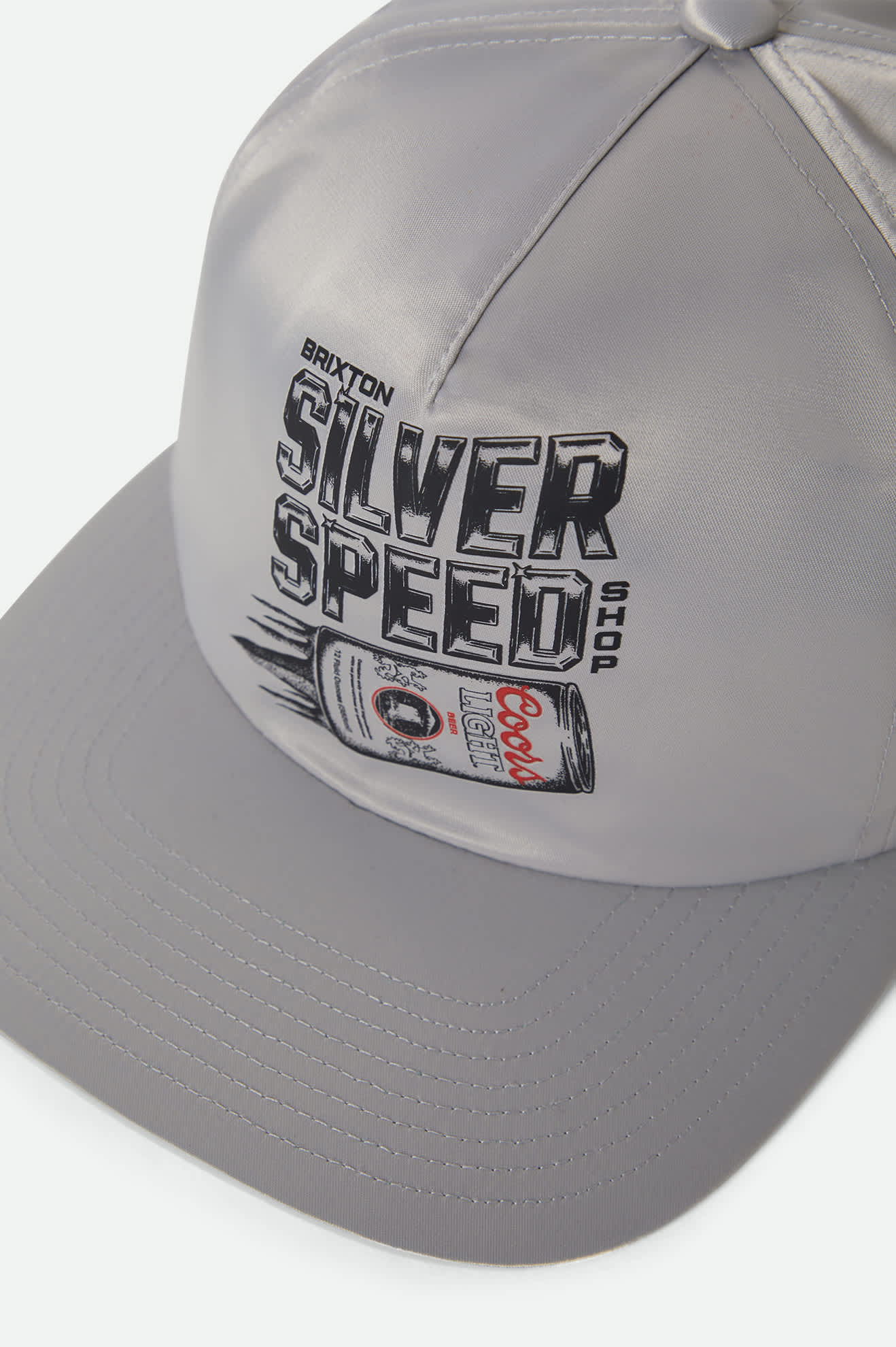 brixton-coors-light-silver-speed-snapback-silber image 4