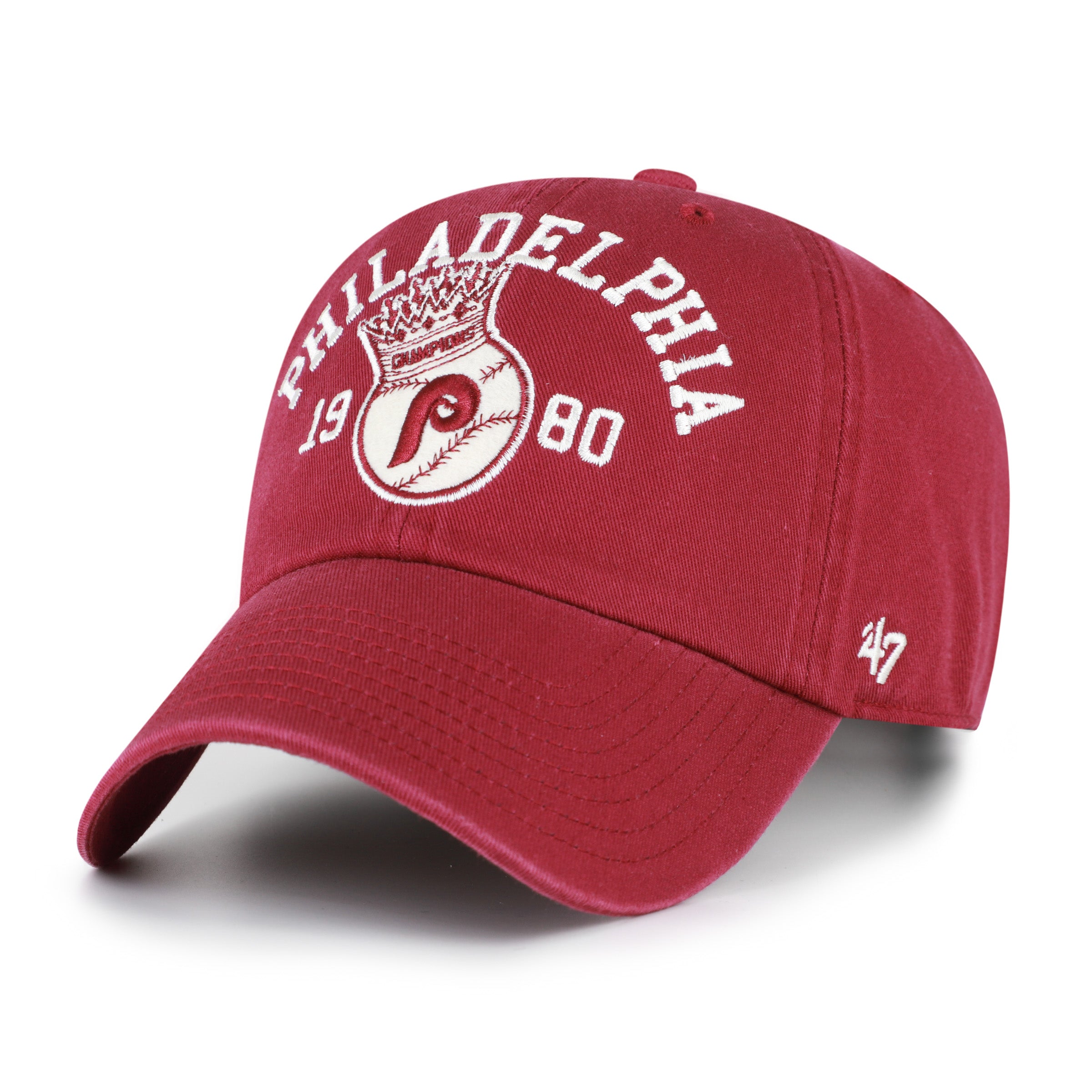 47-clean-up-phillies-crown-ball-cap-cardinal-osf image 1