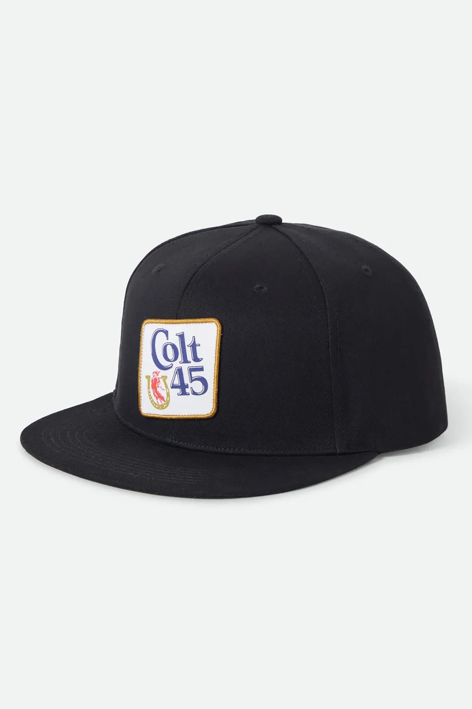 brixton-colt-45-snapback-cap-schwarz-flat-bill image 1