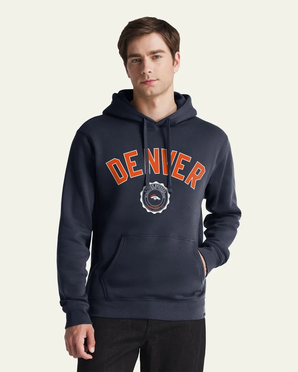 47-brand-broncos-crest-bend-everyday-hoodie-herren-navy-baumwolle image 1