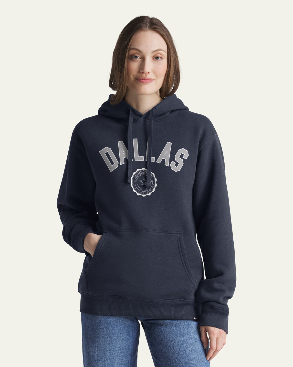 47-headline-crew-dallas-cowboys-everyday-hoodie-navy-herren image 3