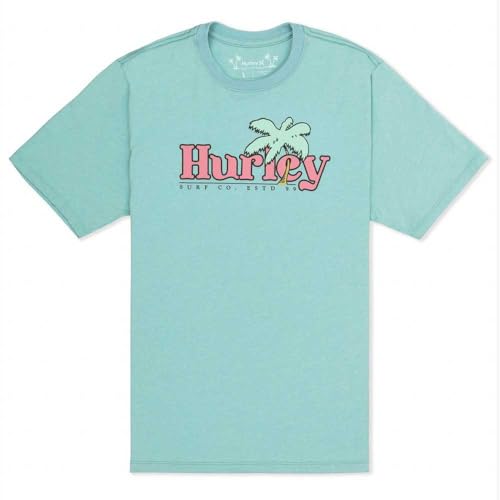 hurley-oz-t-shirt-herren-kurzarm-gr-e-m-mit-frontdruck image 7