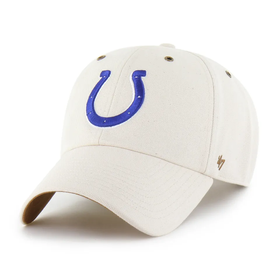47-brand-clean-up-indianapolis-colts-cap-natural-osf-strapback image 1