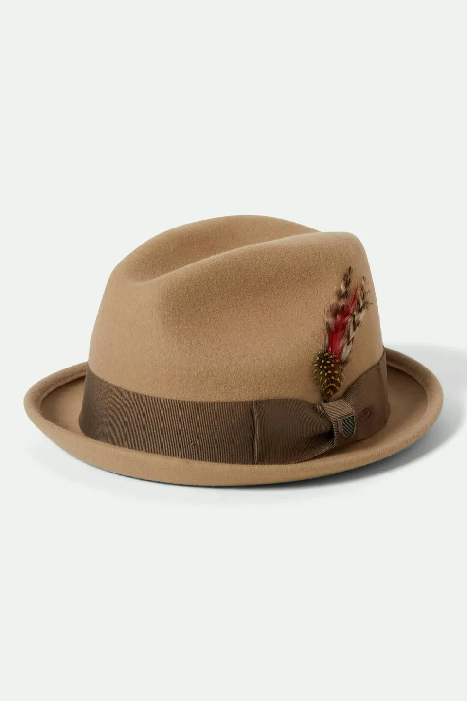 brixton-gain-fedora-sand-wollmischung-kurzkrempe image 1