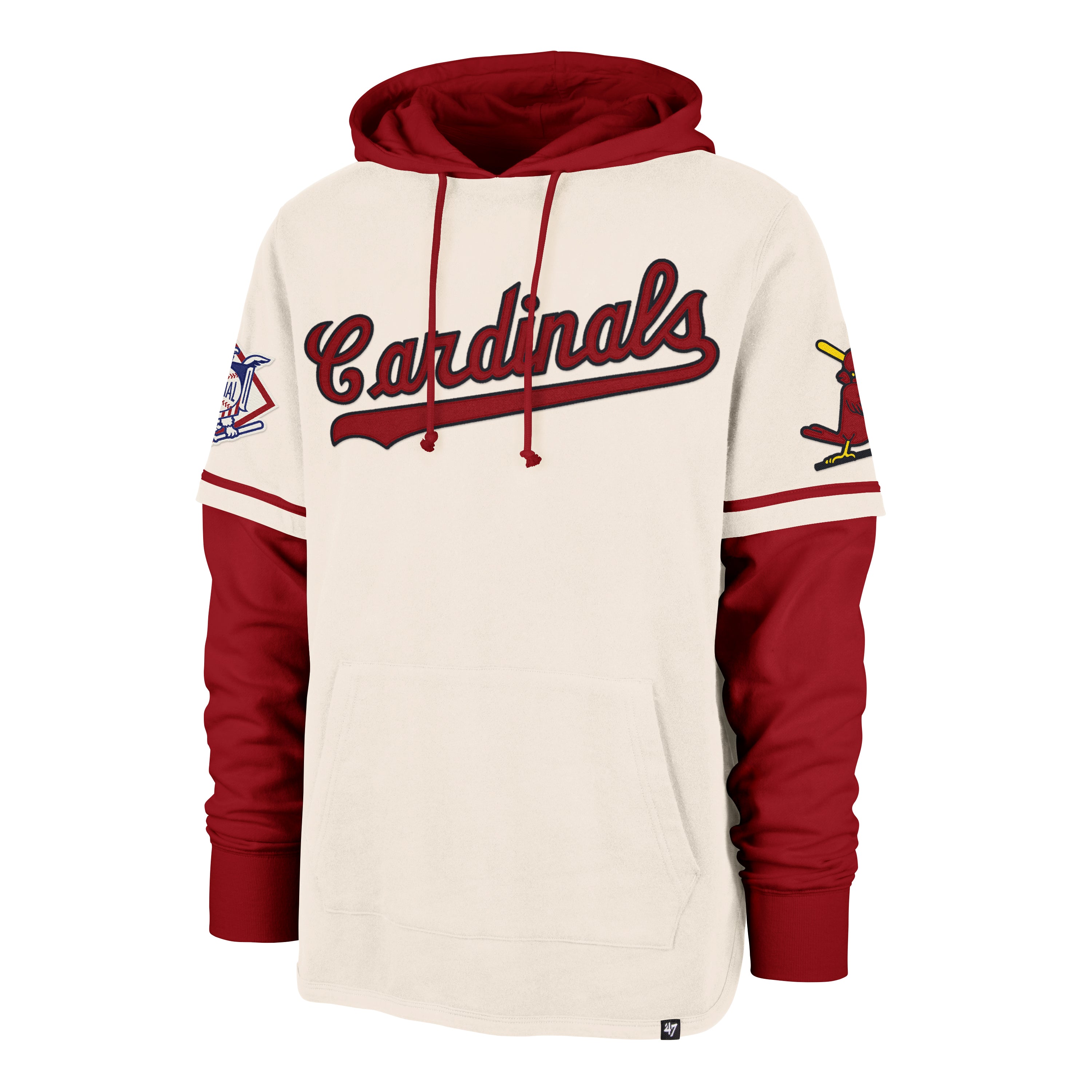 47-st-louis-cardinals-cooperstown-shortstop-hoodie-cream image 1