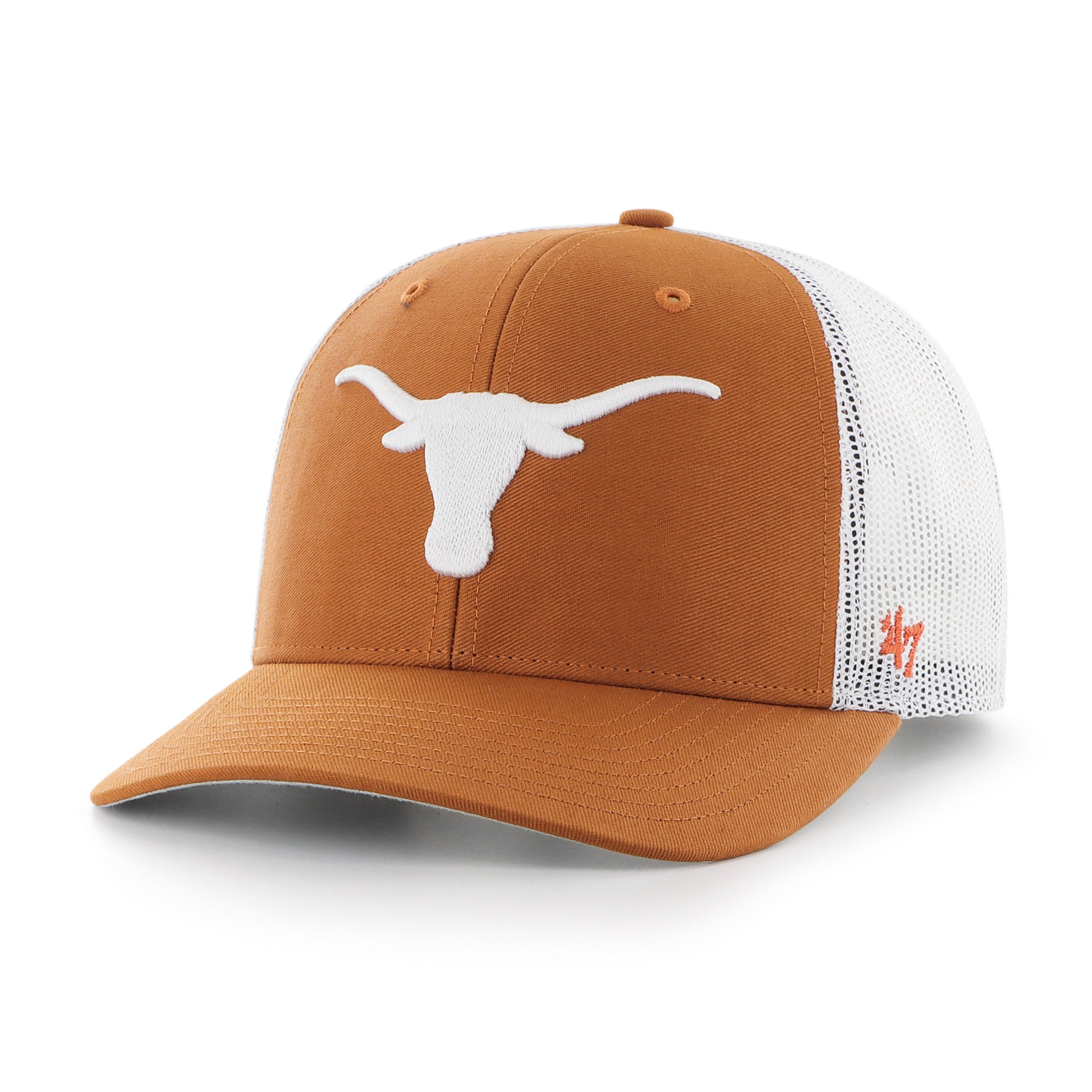 47-texas-longhorns-trucker-cap-burnt-orange-snapback image 1