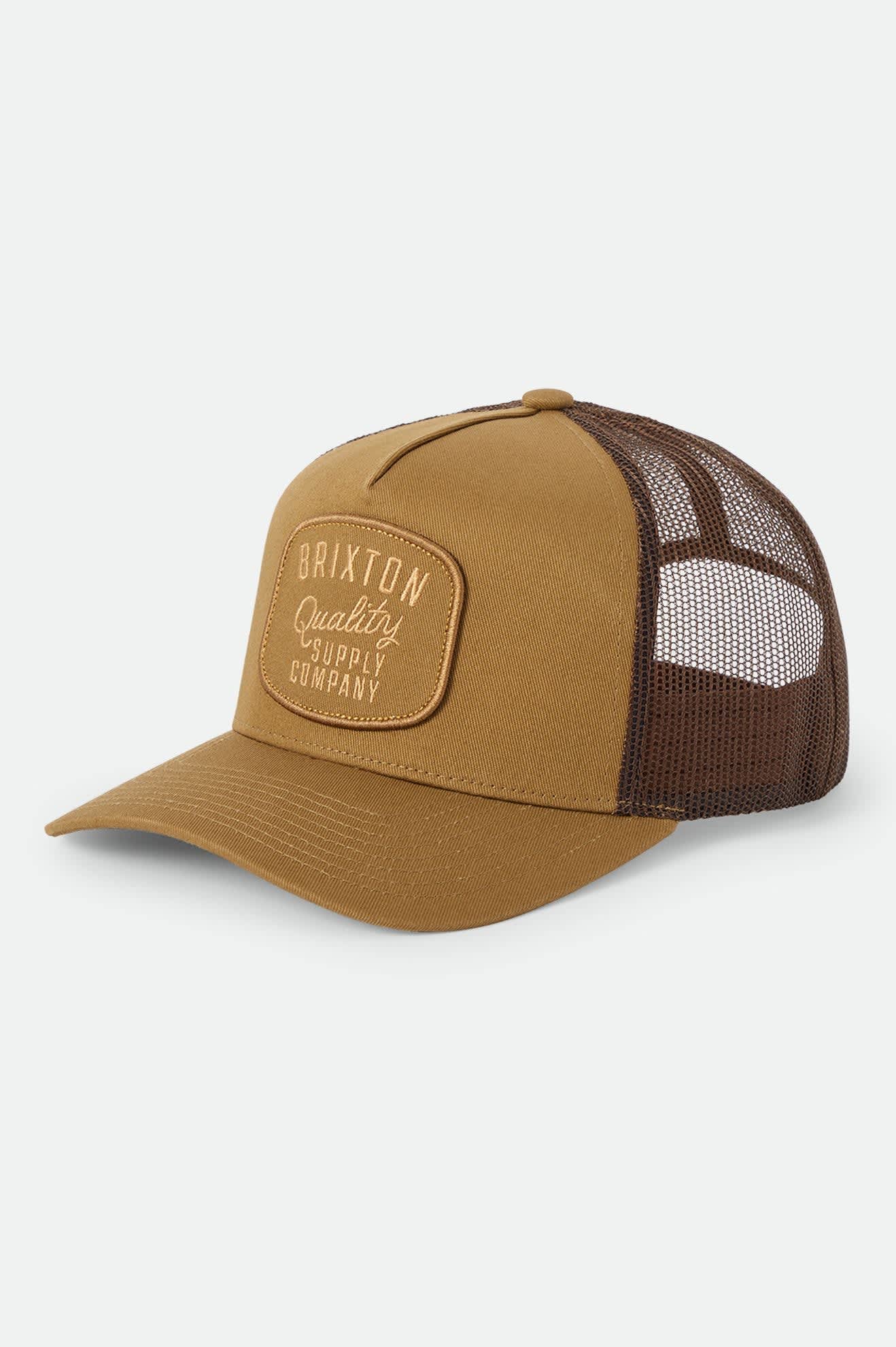 brixton-hubal-trucker-cap-dusted-ochre-mesh image 1
