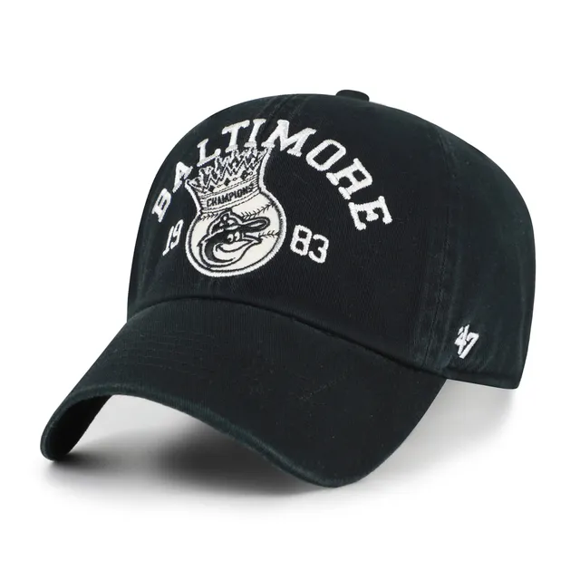 47-clean-up-baltimore-orioles-cap-schwarz-strapback image 1