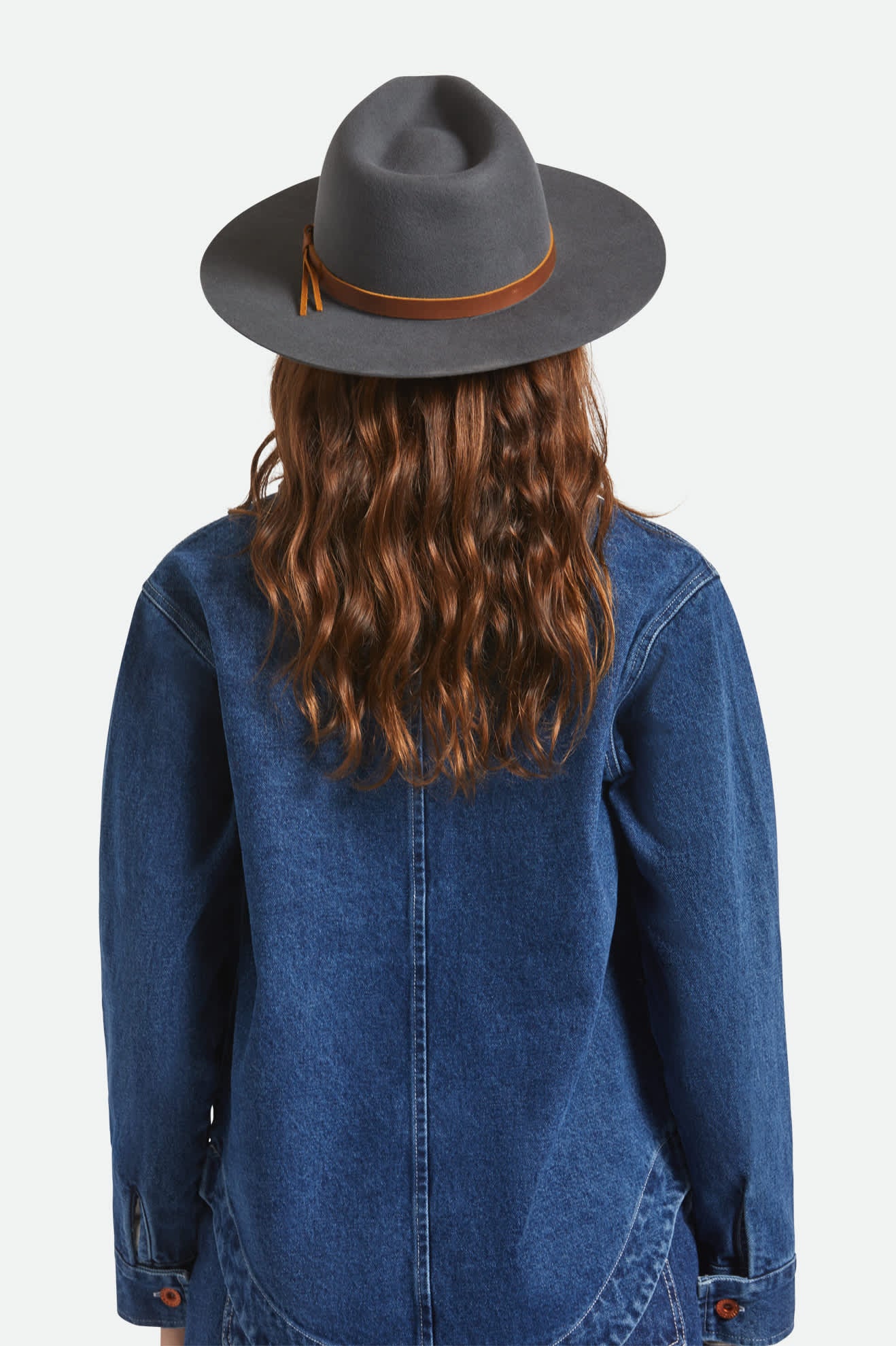 brixton-hawkins-wthr-guard-cowboyhut-asphalt-brown-wollfilz image 4