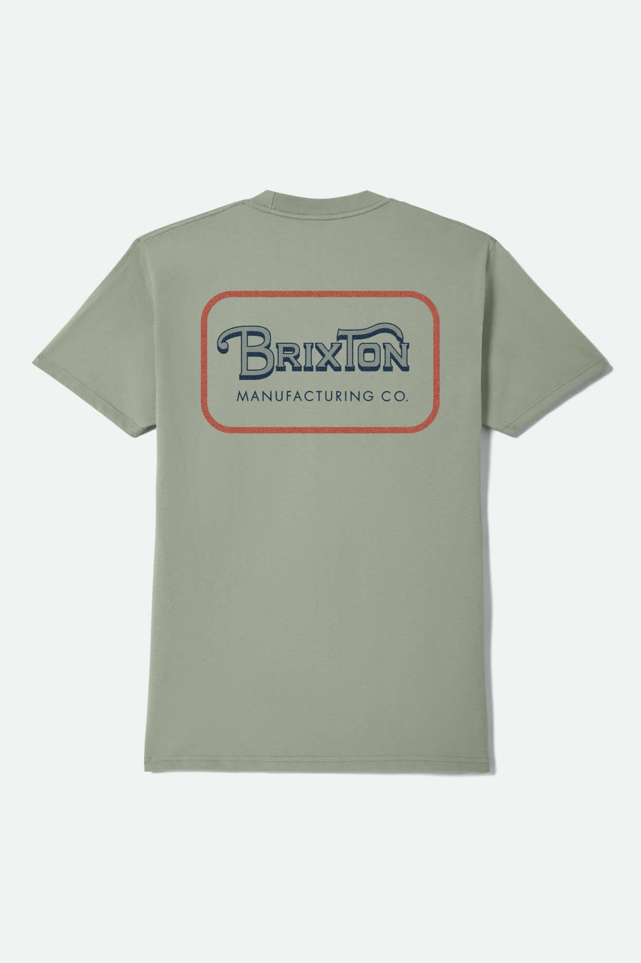 brixton-grade-t-shirt-desert-green-print-baumwolle image 1